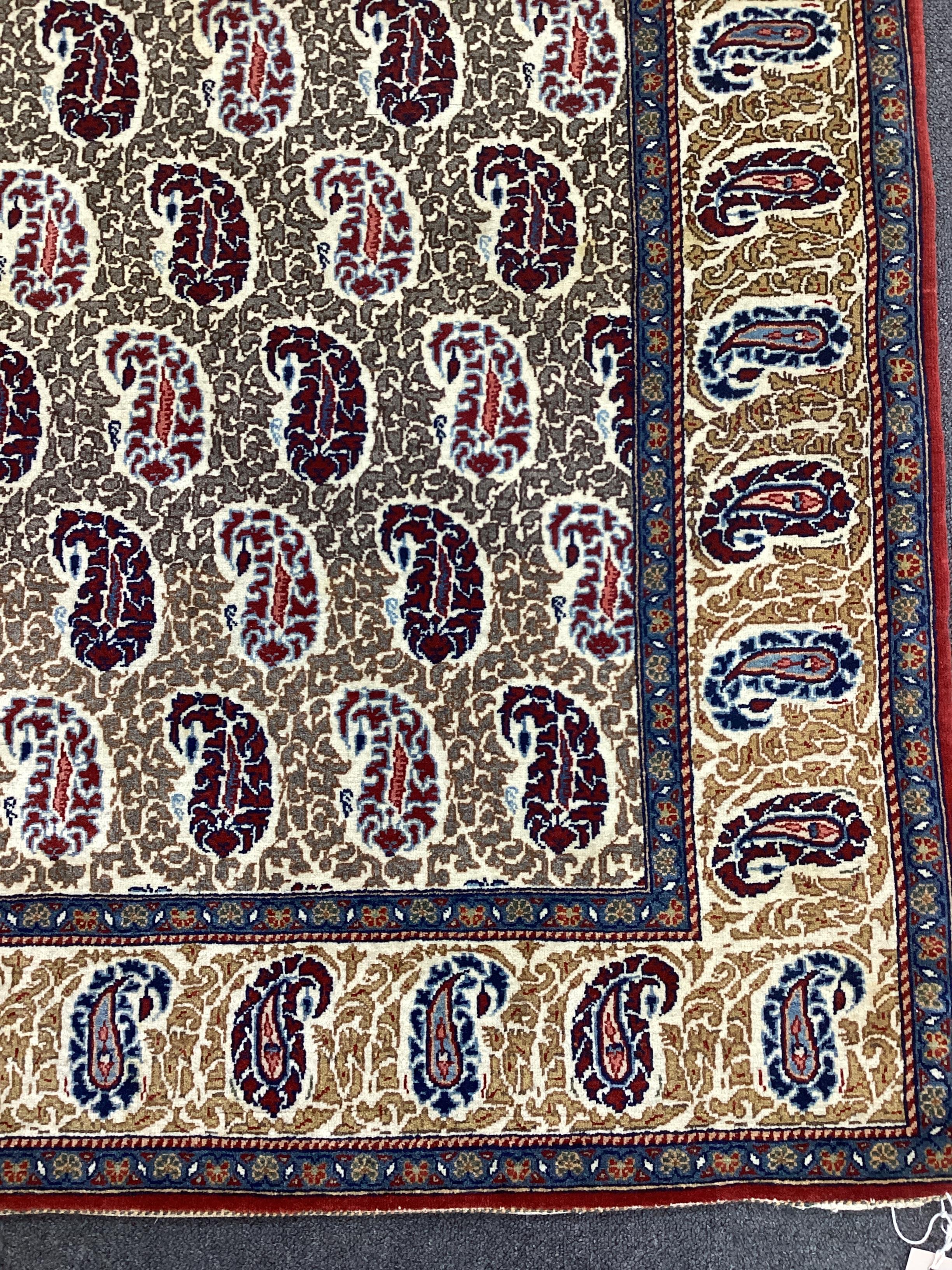 A Qum boteh carpet, 205 x 138cm